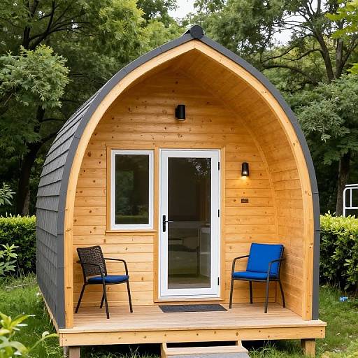 Cozy Wooden Chalet Cabin with Deck