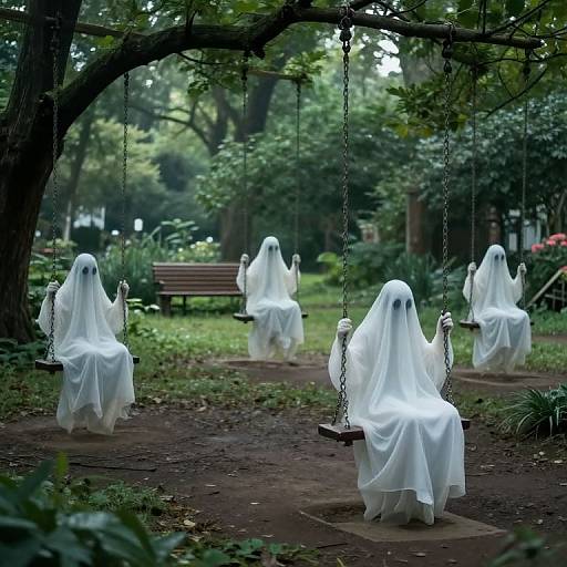 Ethereal Ghosts in Surreal Park
