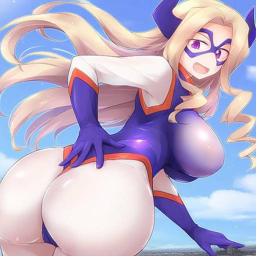 Illustration of Mount lady, boku no hero academia in the style of Fumitsuki (minaduki 6)