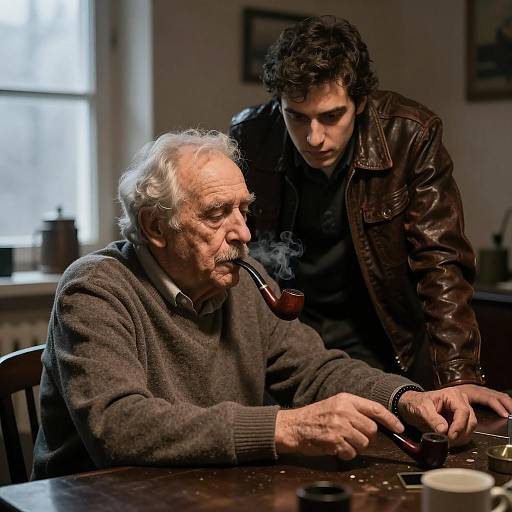 Intriguing Scene of Generations Colliding