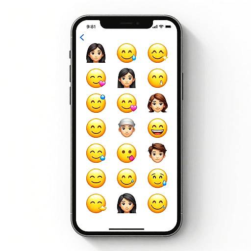 Smartphone Portrait to Emoji Grid