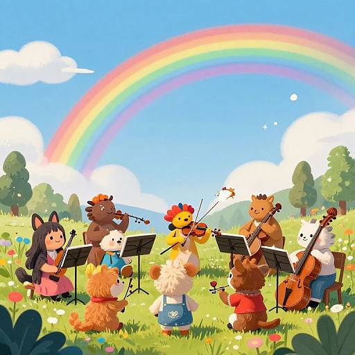 Whimsical Nature Orchestra Symphony