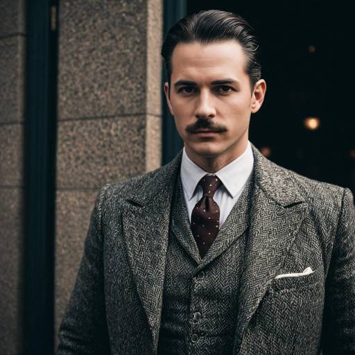Classic Detective Cosplay with Tweed Style