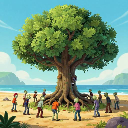 Borderlands Tree Between Heaven and Hell