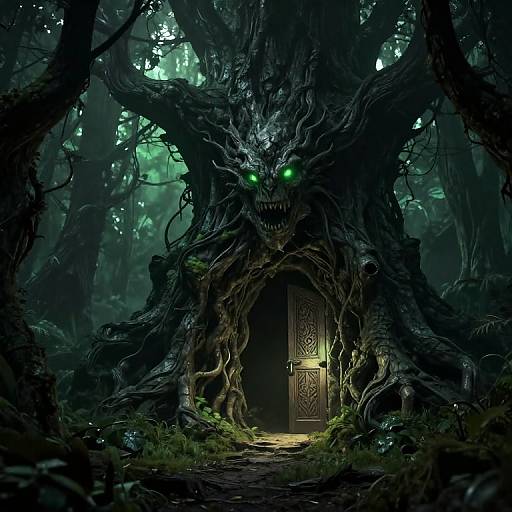 Mystical Forest Monster Hideout