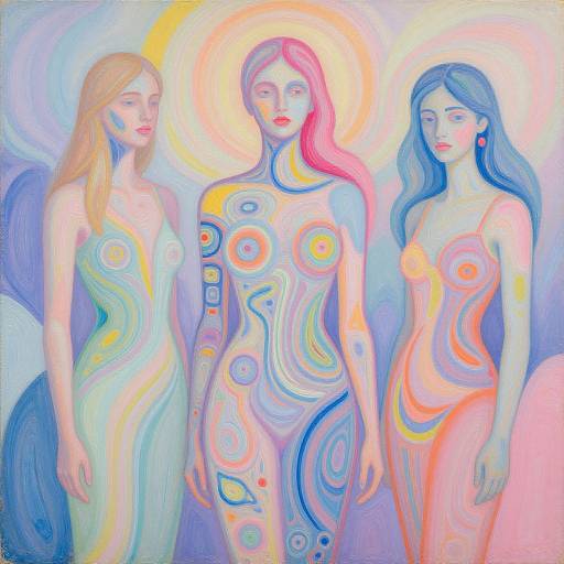 Surreal AI-Generated Dreamlike Figures