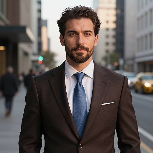 Elegant Urban Professional Man Portrait
