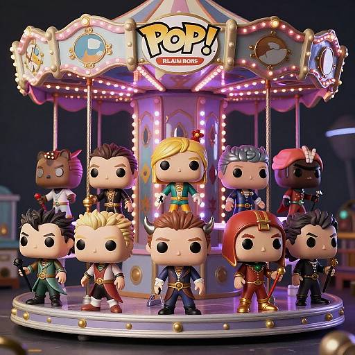 Random Custom Funko Pop Carousel