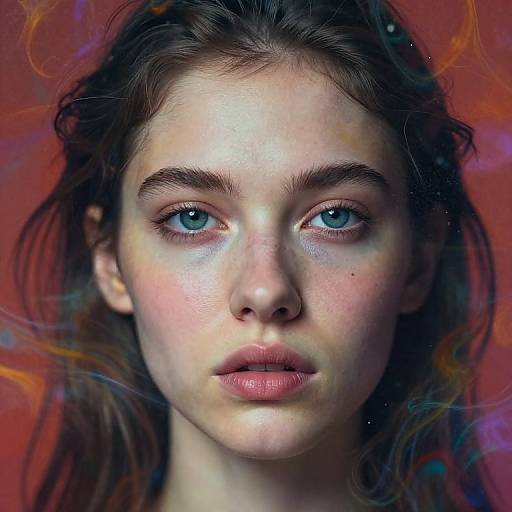 Surreal Noze Close-Up Portrait