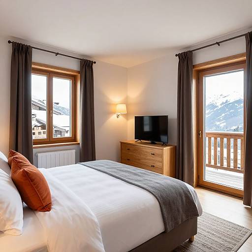 Cozy Luxury Courchevel Bedroom