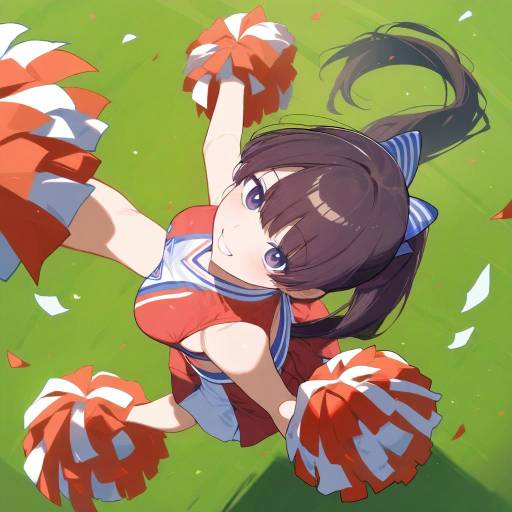 Cheerful Shoko Komi in Action