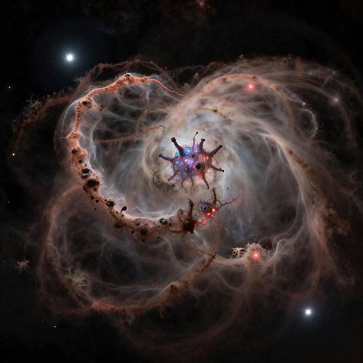 Fictional Abyssalora Planet in Tarantula Nebula