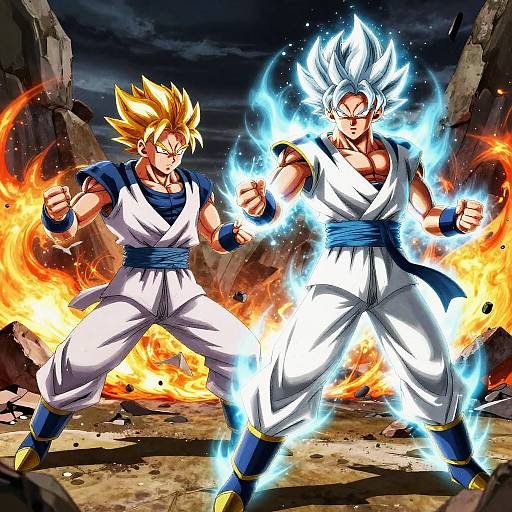 SSJ5 Epic Superpowered Warrior Showdown