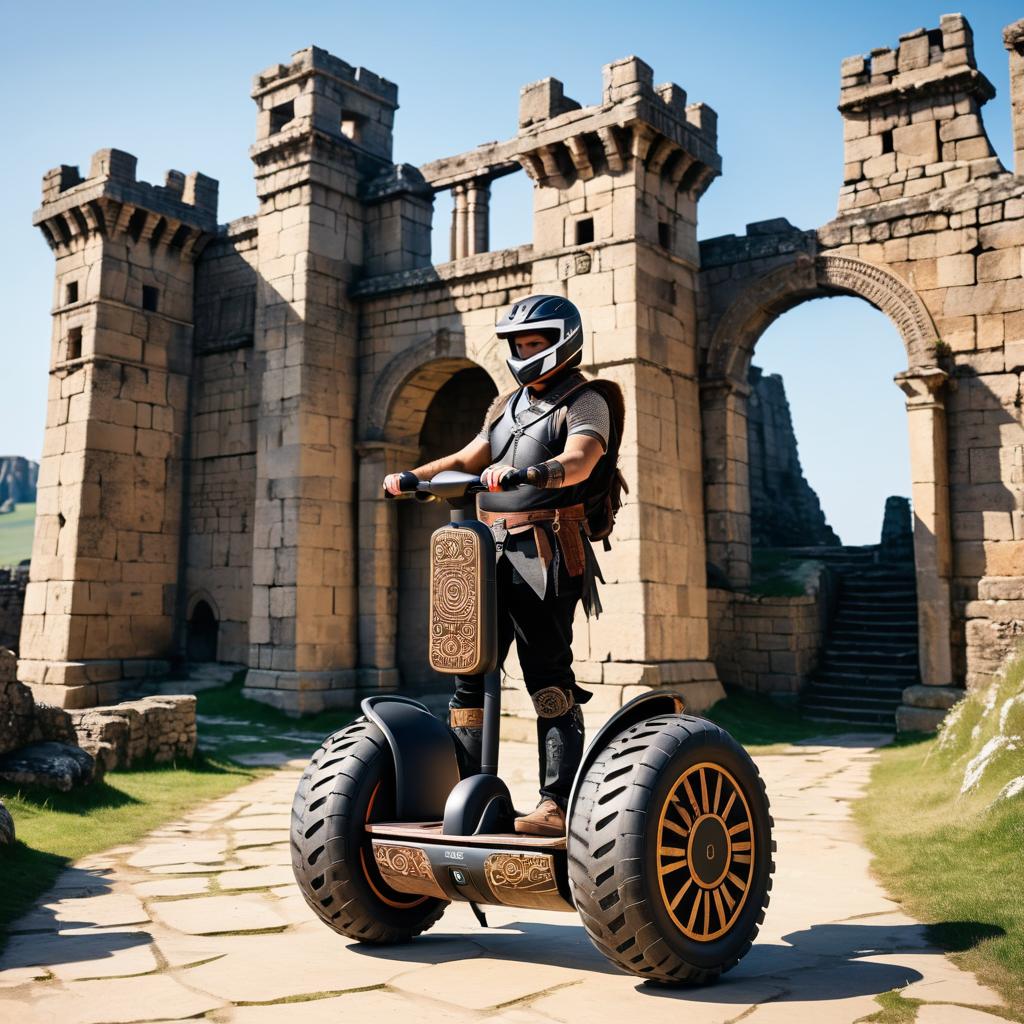 Ancient Warrior's Segway in Ruins