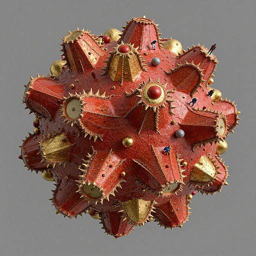 Fractal Metropolis in Mandelbulb Visualization