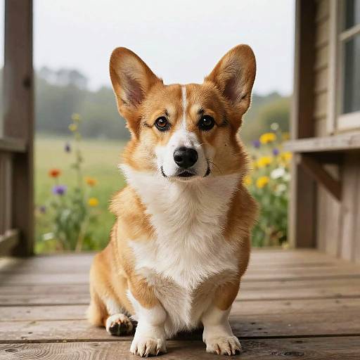 Cattle Dog Corgi Mix Portrait