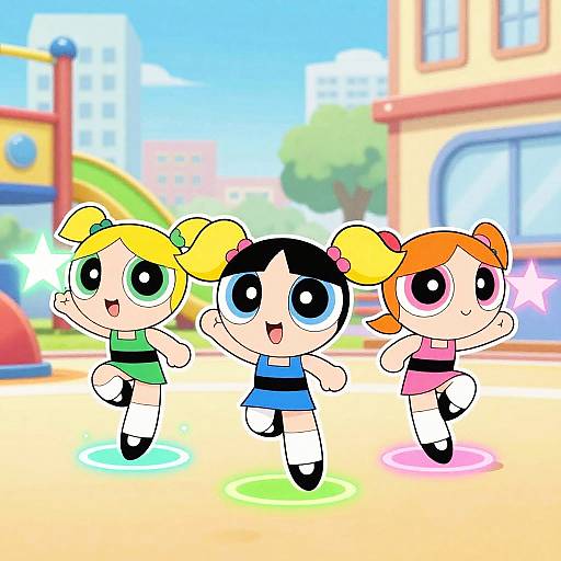Powerpuff Girls Elemental Action