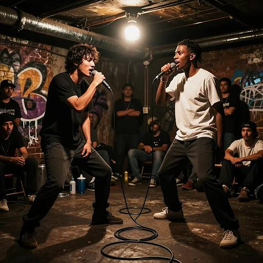 Underground Rap Battle Scene
