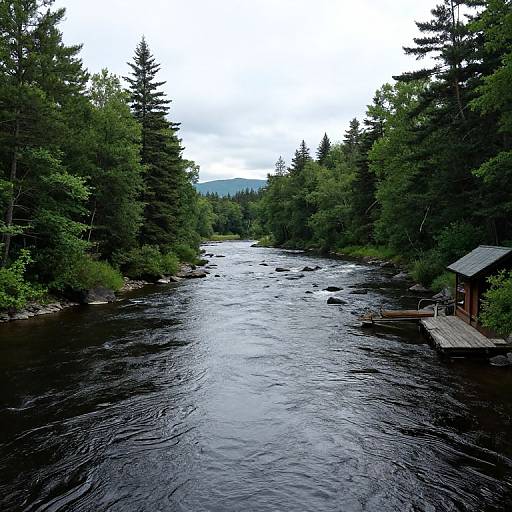 Scenic Lake Elmore, Vermont View