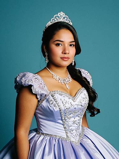 Quinceañera Dress Professional Studio Headshot