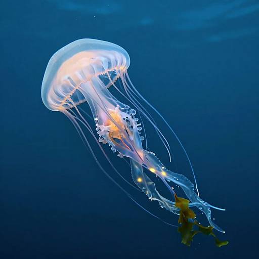 Giant Jellyfish on Inverted Currents