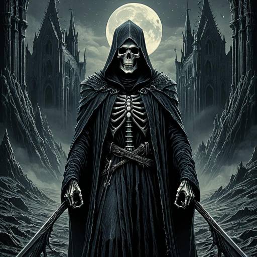 Dark Fantasy Grim Reaper Book Cover