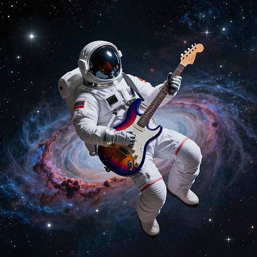 Cosmic Troubadour Serenading Space