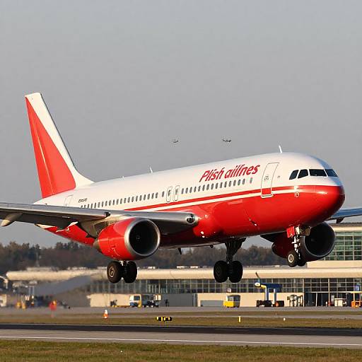 Photograph of a red and white 