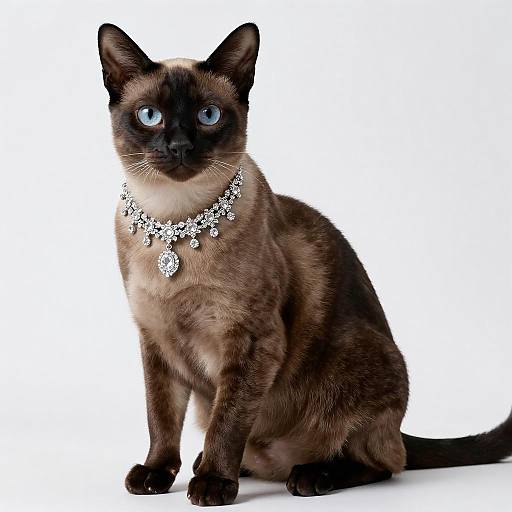 Luxury Portrait of a Burmese Cat