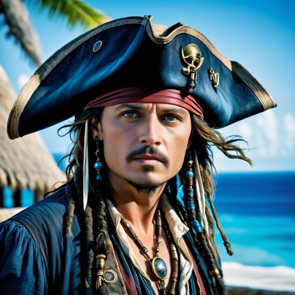 Ultra-Realistic Johnny Depp Portrait