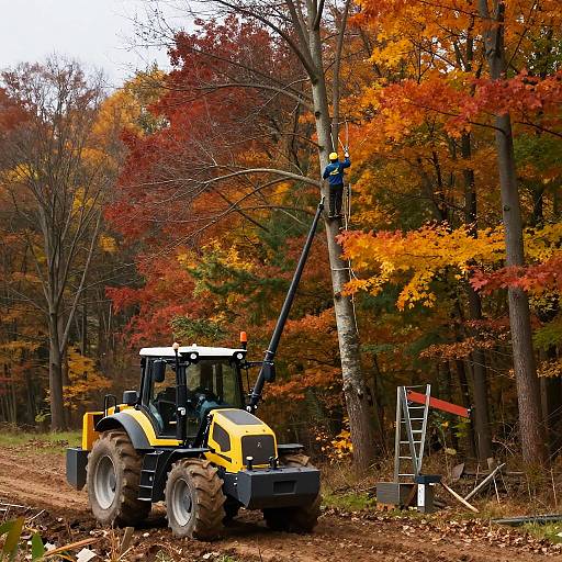 Autumn Forest Hubsteiger Scene