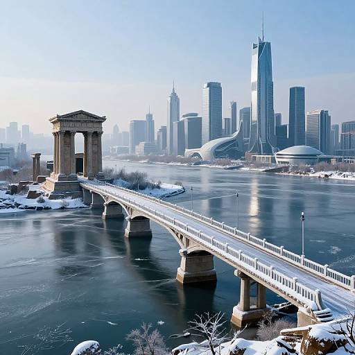 Bridge of Frozen Moments Through Time