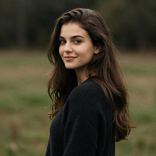 Portrait of Confident Young Woman Outdoors