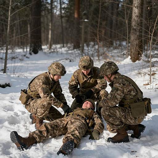 Courage Amidst the Snowy Wilderness