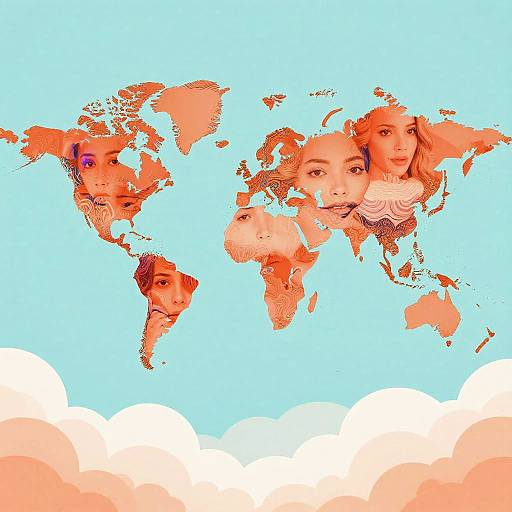 Cloud World Vivid Portraits