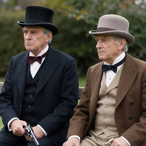 19th Century Duelists in Classic Attire