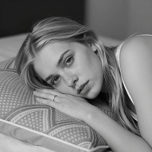 Somber Elegance in Black and White