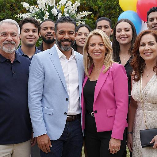 Joyful Outdoor Gathering of Diverse Friends