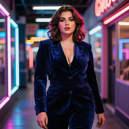 Face-Framing Layers: Velvet Arcade Fashion Editorial