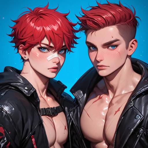 Hybrid Monster Boys in Colorful Contrast