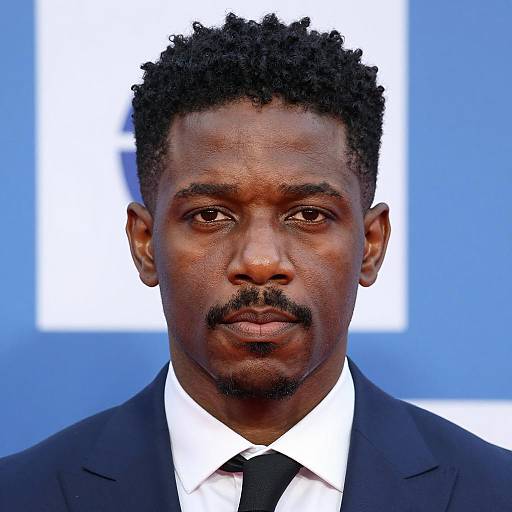 Close-up Portrait of Black Man in Suit