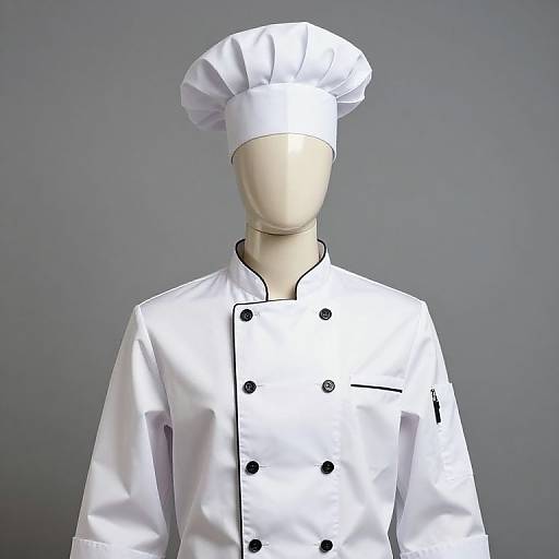 Chef Mannequin in Full Uniform