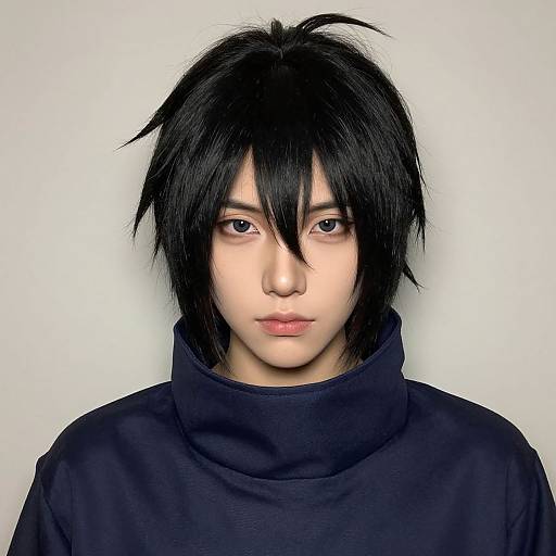Sasuke-Inspired Halloween Costume Photo