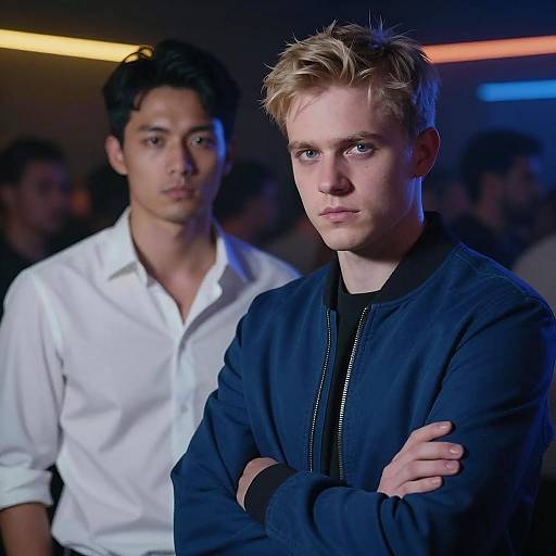 Intense Club Scene with Two Men