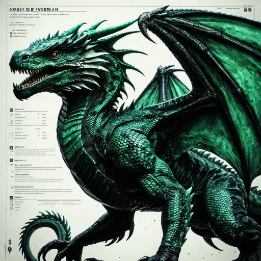 Emerald Serpent Wyvern Character Design