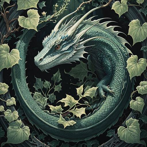 Ethereal Basilisk Entwined with Ivy Ethereal Basilisk Entwined with Ivy