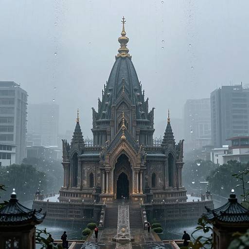 Dream-Condensed Water Droplet City