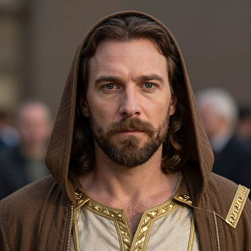 Realistic Middle-Aged God Costume Male