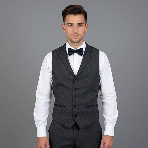 Vintage Man in Classic Vest