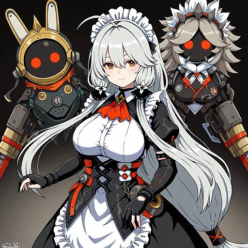 Illustration of Alexandrina sebastiane, zenless zone zero in the style of Kosshii (masa2243)